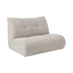 Grande chauffeuse pour canapé modulable tissu Benny