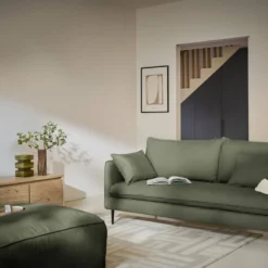Grand pouf tissu Otis