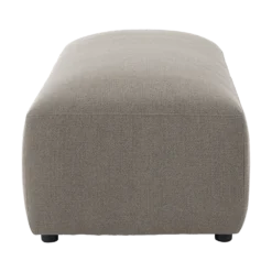 Grand pouf tissu tramé Pavel