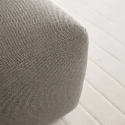 Grand pouf tissu tramé Pavel