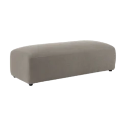 Grand pouf tissu tramé Pavel