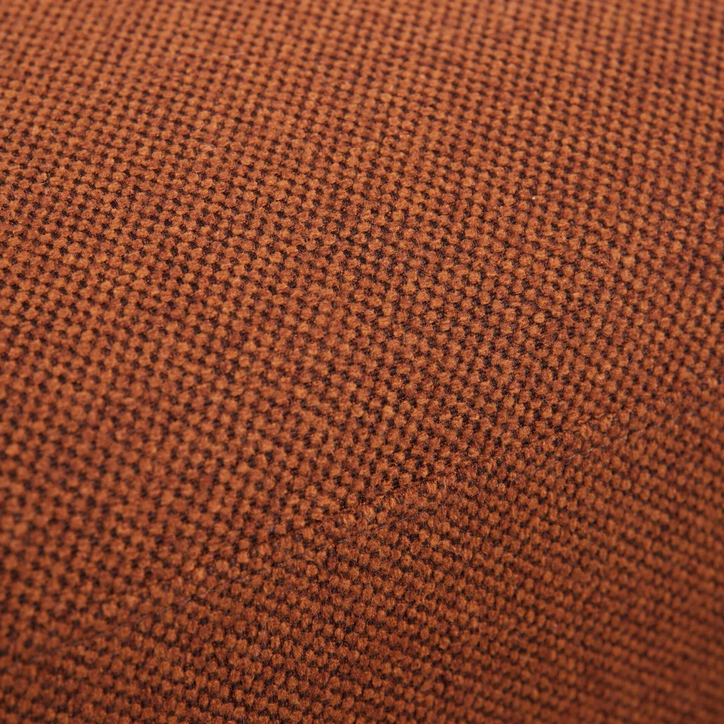 Grand pouf tissu tramé Pavel