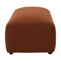 Grand pouf tissu tramé Pavel