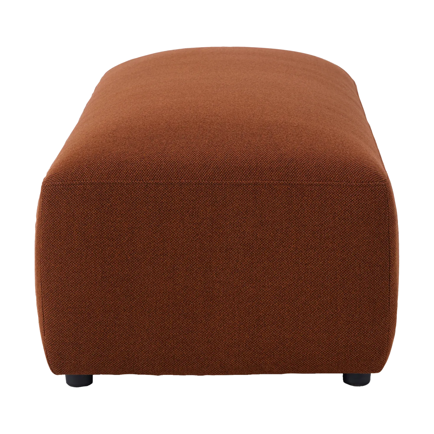 Grand pouf tissu tramé Pavel