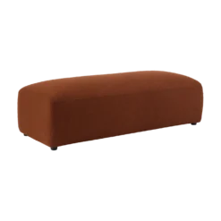 Grand pouf tissu tramé Pavel