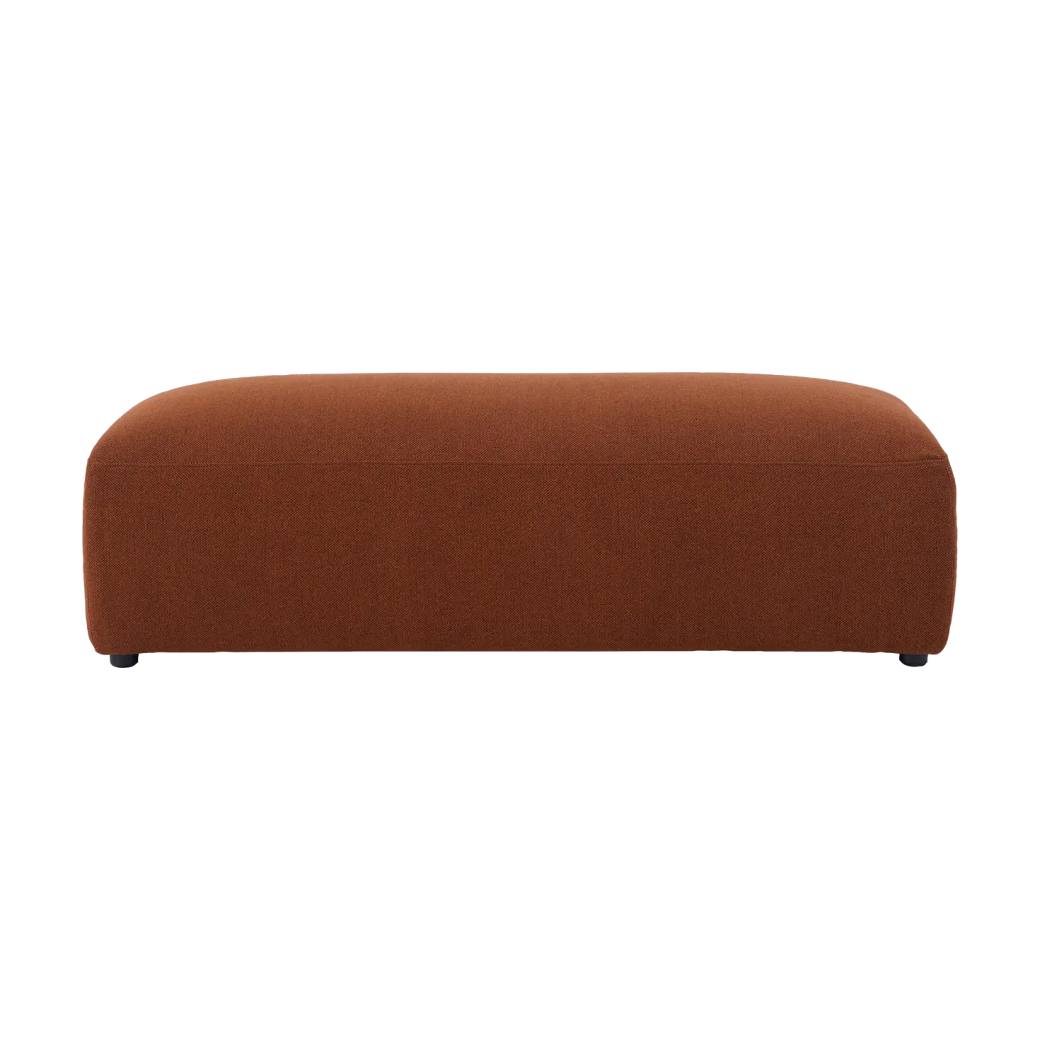 Grand pouf tissu tramé Pavel
