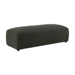 Grand pouf tissu tramé Pavel