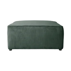 Grand pouf velours côtelé Otto