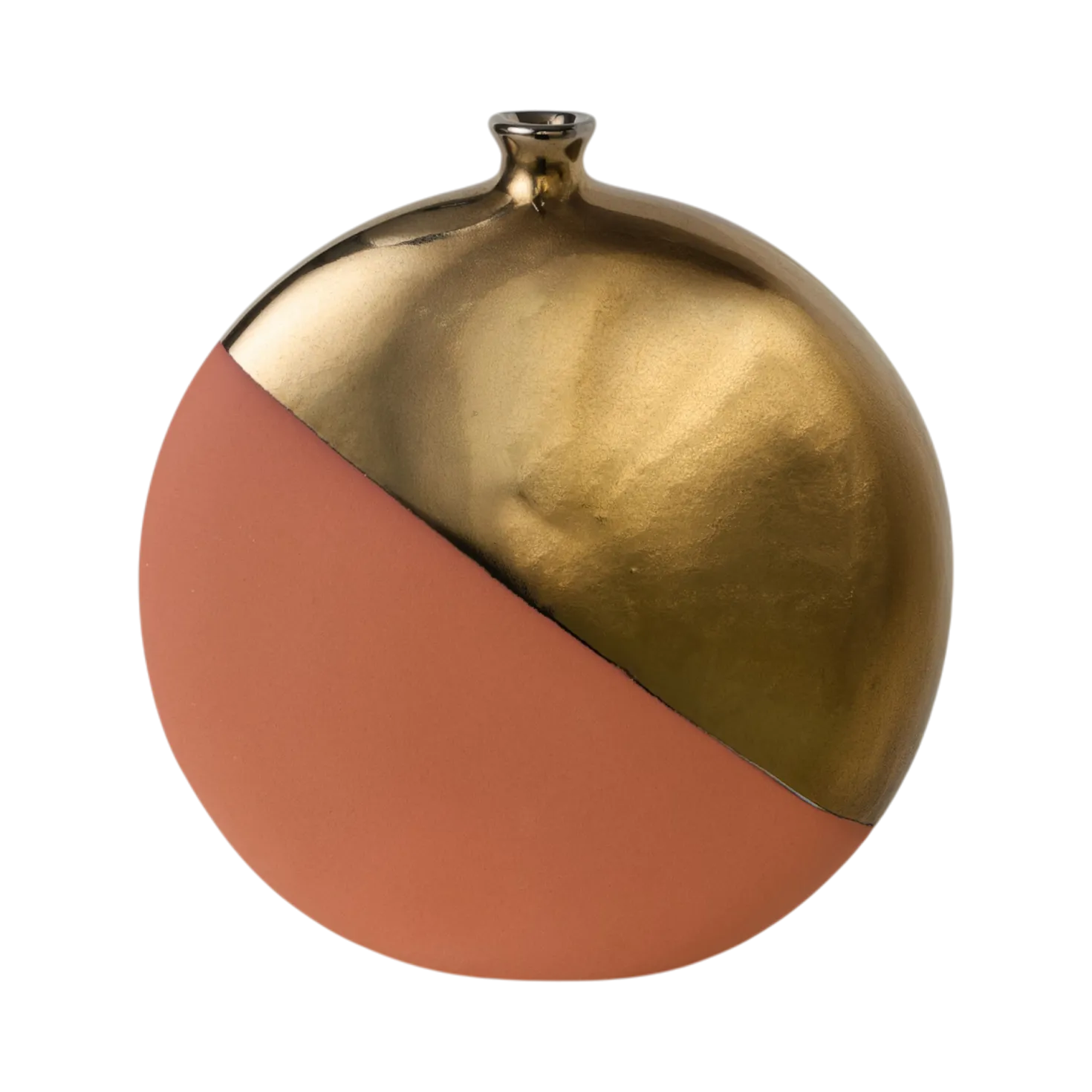 Grand vase céramique déco plat rond 42 cm Stellan