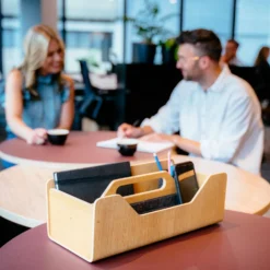 GUSTAV Organisateur de bureau bois