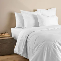 Housse de couette coton lin Valentine