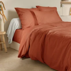 Housse de couette coton lin Valentine
