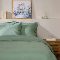 Housse de couette lin Jade