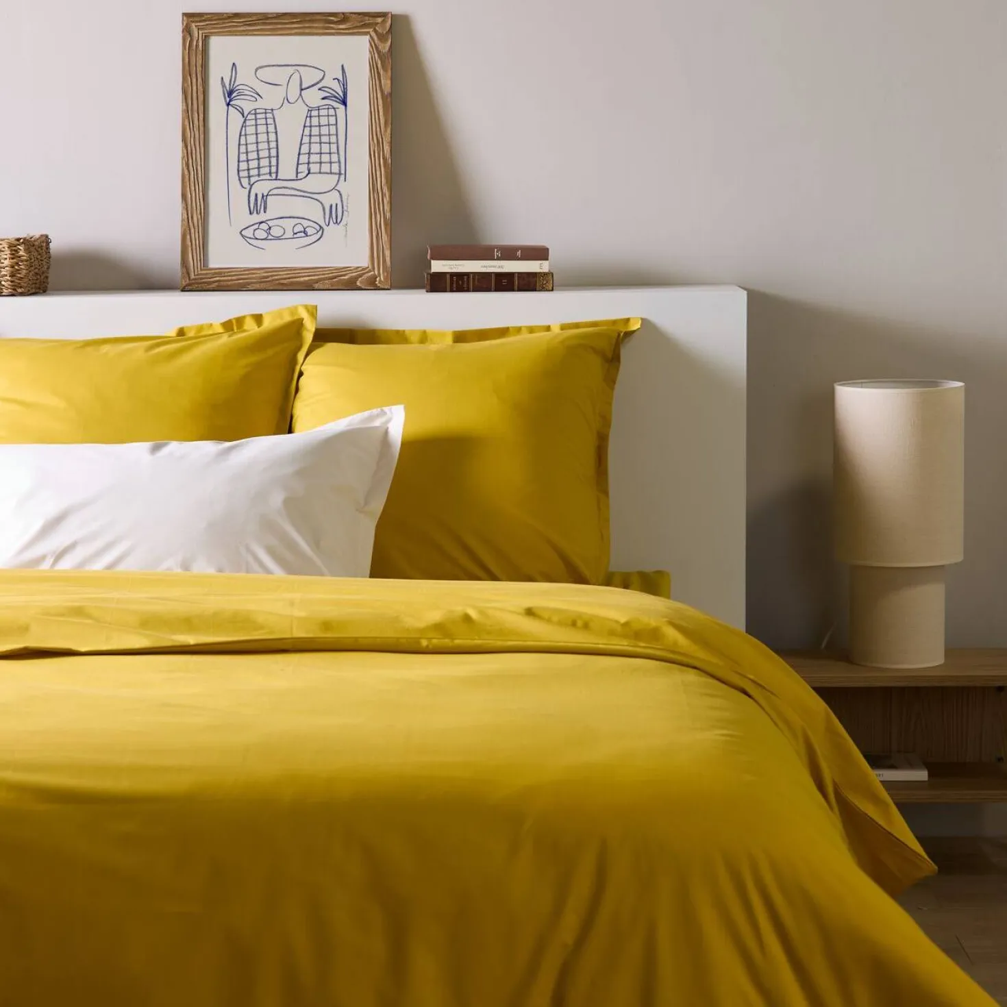 Housse de couette percale bio Elise