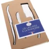 JEAN DUBOST Coffret de 3 couteaux à fromages Laguiole Inox