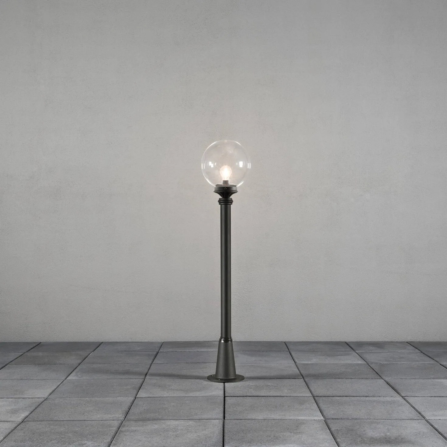 KONSTSMIDE Borne Lumineuse Orion en Aluminium