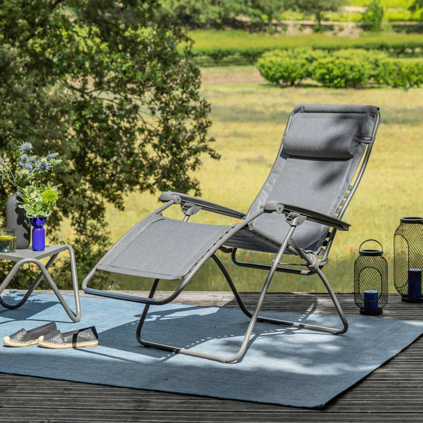 LAFUMA Fauteuil Relax Pliant RSX Clip Matelassé