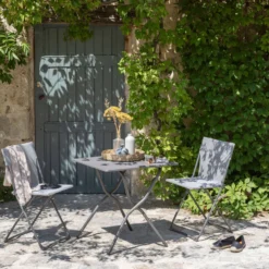 LAFUMA Lot de 2 Chaises Pliantes Balcony Batyline® Iso