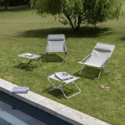 LAFUMA Repose-pieds Pliant Next Colorblock