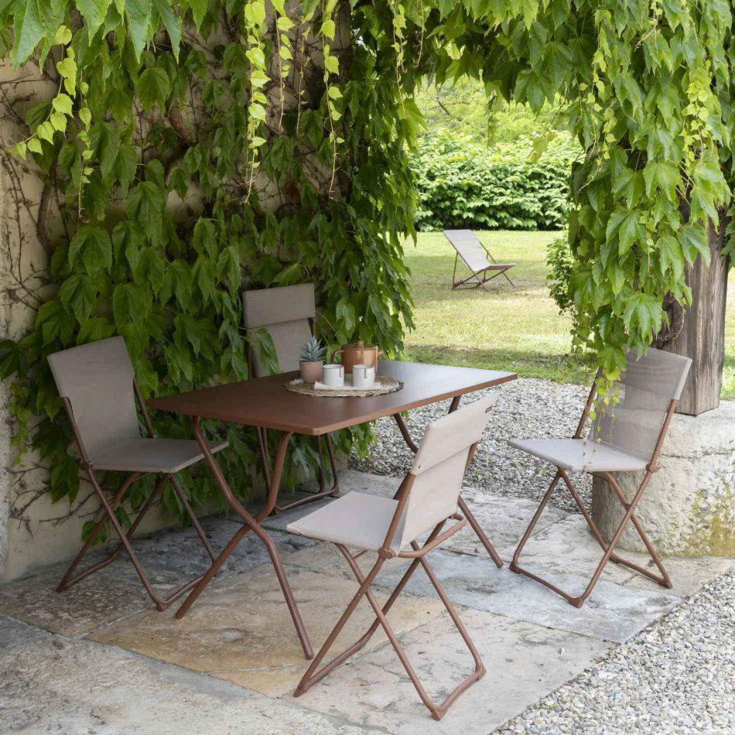 LAFUMA Table Rectangulaire Pliante Balcony Colorblock