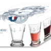 LA ROCHERE Lot de 4 gobelets Abeille