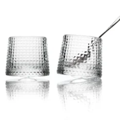 LA ROCHERE Lot de 4 Verres à whisky Blossom