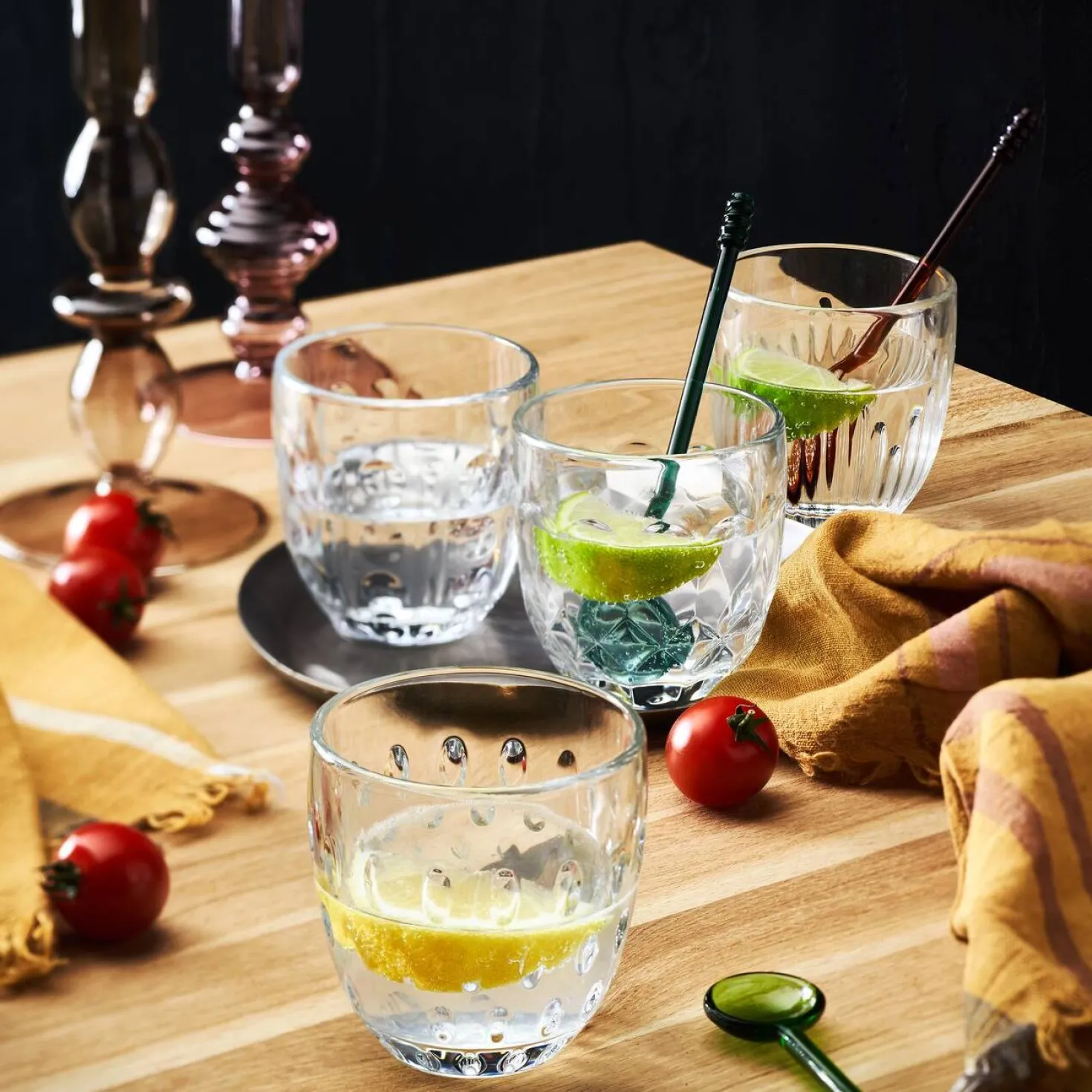 LA ROCHERE Set de 4 gobelets assortis Troquet