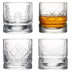 LA ROCHERE Set de 4 gobelets whisky Dandy