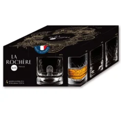 LA ROCHERE Set de 4 gobelets whisky Dandy