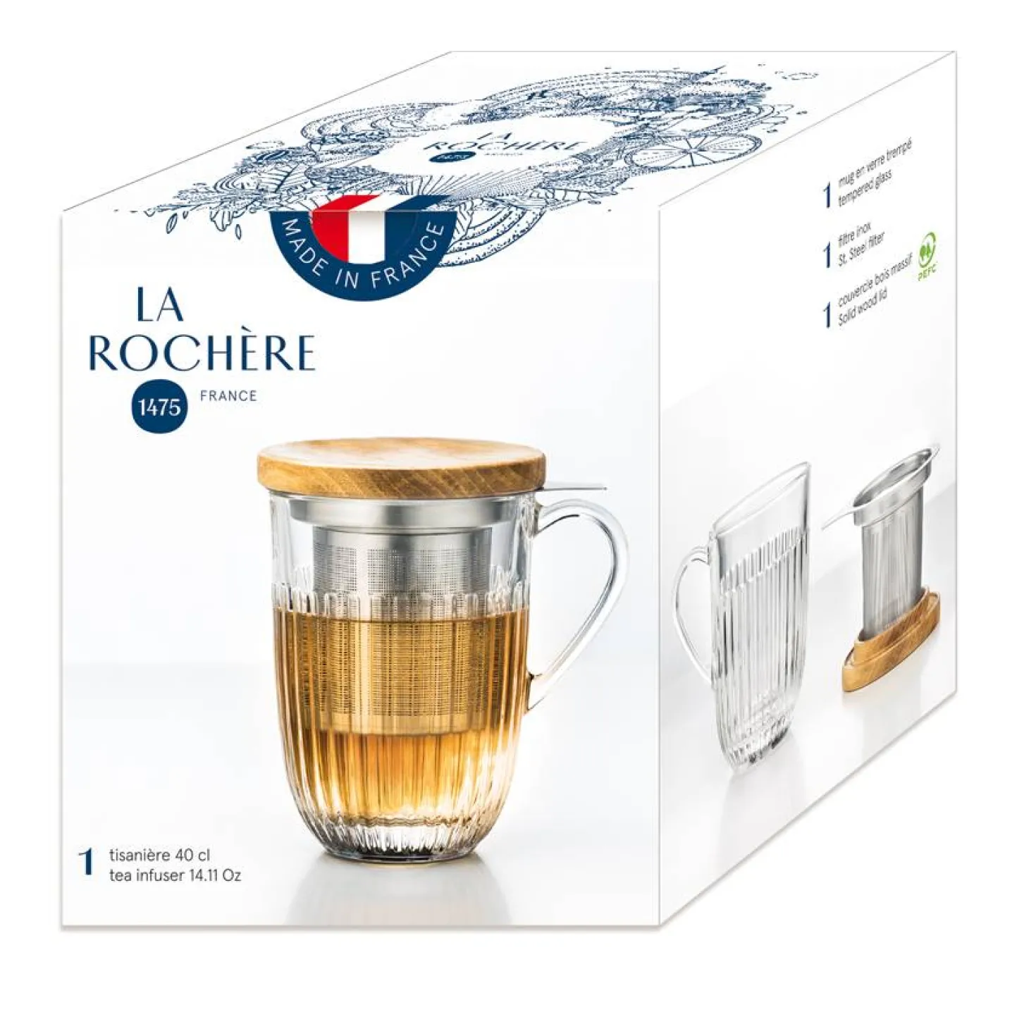LA ROCHERE Set tisanière Ouessant