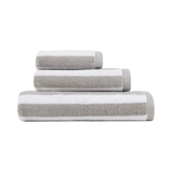 LASA HOME Serviette de bain coton recyclé Lucia