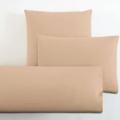 LASA HOME Taie de traversin coton flanelle Livia