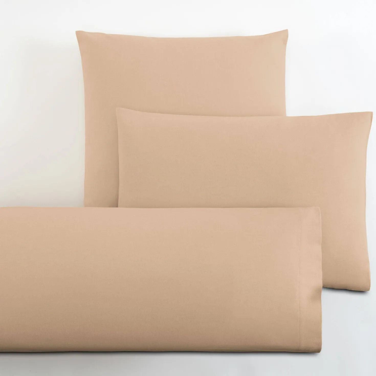 LASA HOME Taie de traversin coton flanelle Livia