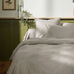 LASA HOME Taie de traversin coton flanelle Livia