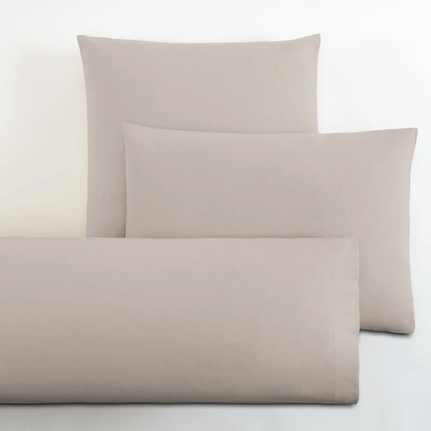 LASA HOME Taie d'oreiller coton flanelle Livia