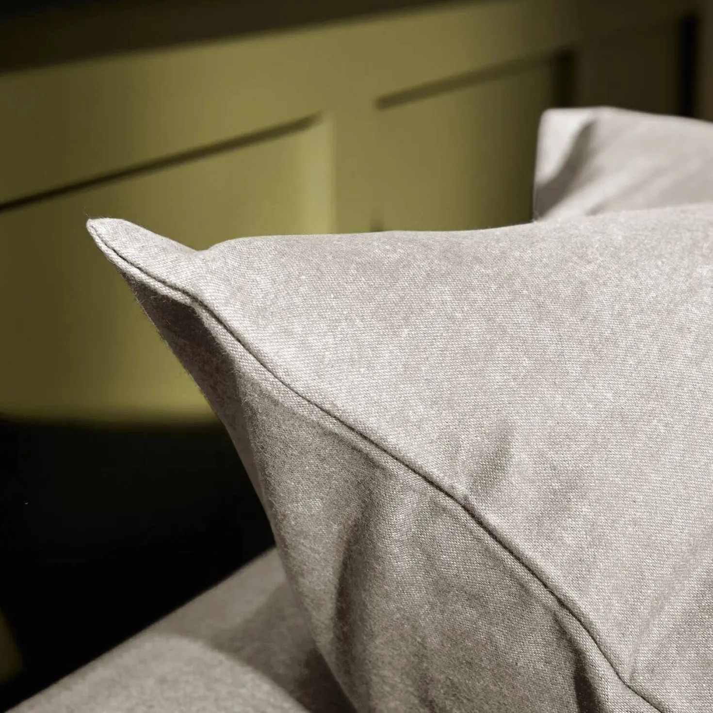 LASA HOME Taie d'oreiller coton flanelle Livia