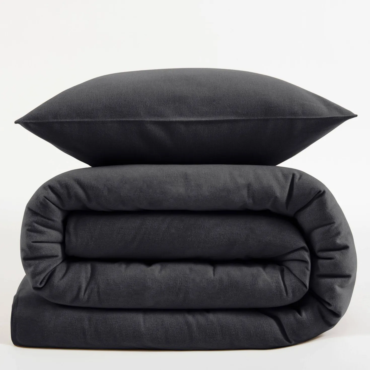 LASA HOME Taie d'oreiller coton flanelle Livia