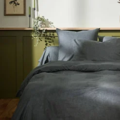 LASA HOME Taie d'oreiller coton flanelle Livia