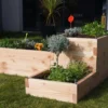 LE CARRE FANTASTIK Carré potager en bois 3 bacs et 3 niveaux 127cm, Vivik
