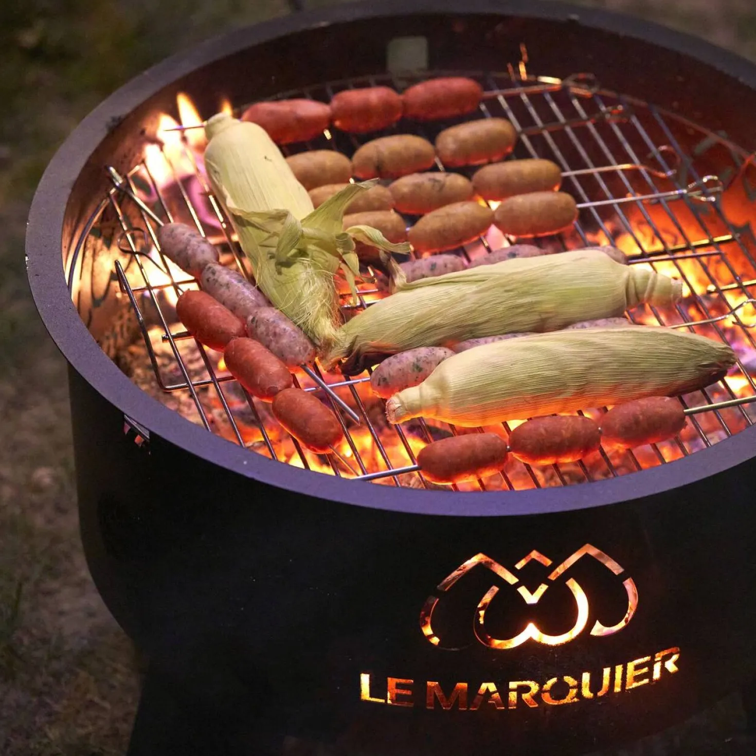 LE MARQUIER Brasero d'Extérieur en Acier Ø 60 cm Original
