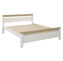 Lit avec rangements en option bois massif Tiaré
