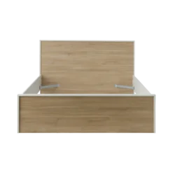 Lit avec tiroir de rangement en option décor bois Palerme