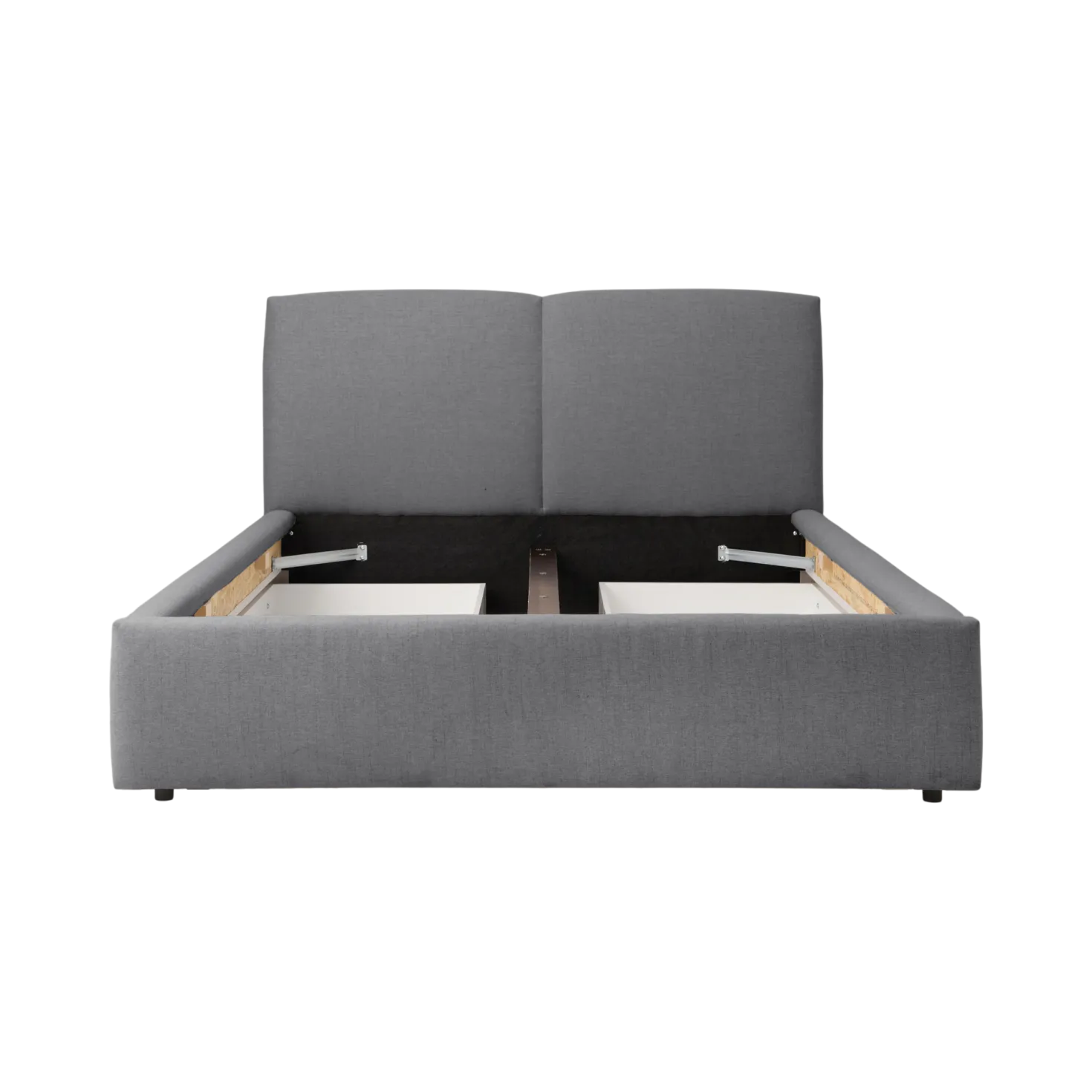 Lit avec tiroir de rangement tissu Perline