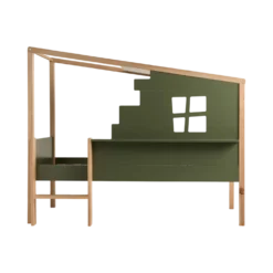 Lit cabane en bois Sylven