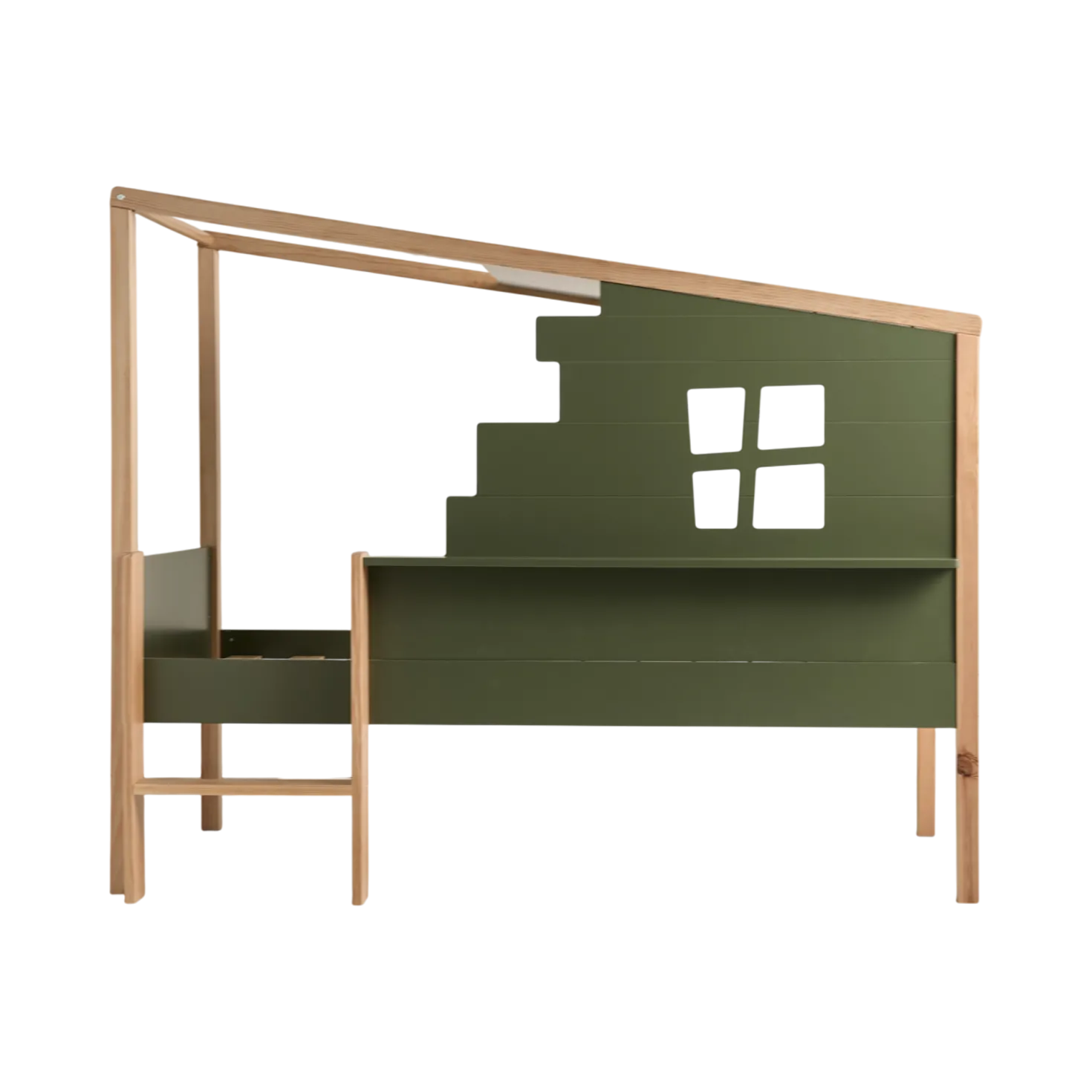 Lit cabane en bois Sylven