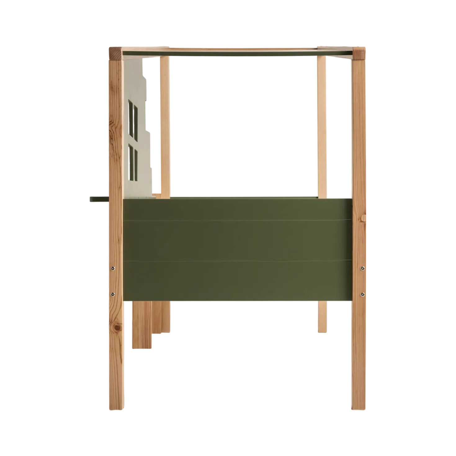 Lit cabane en bois Sylven