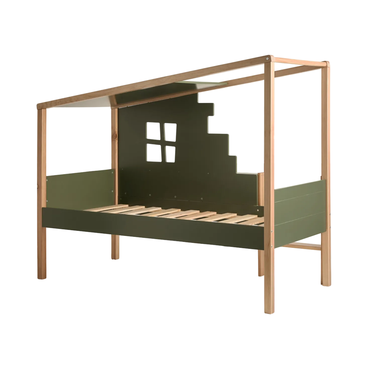 Lit cabane en bois Sylven