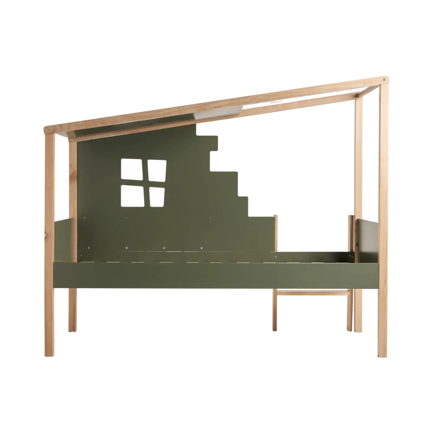 Lit cabane en bois Sylven