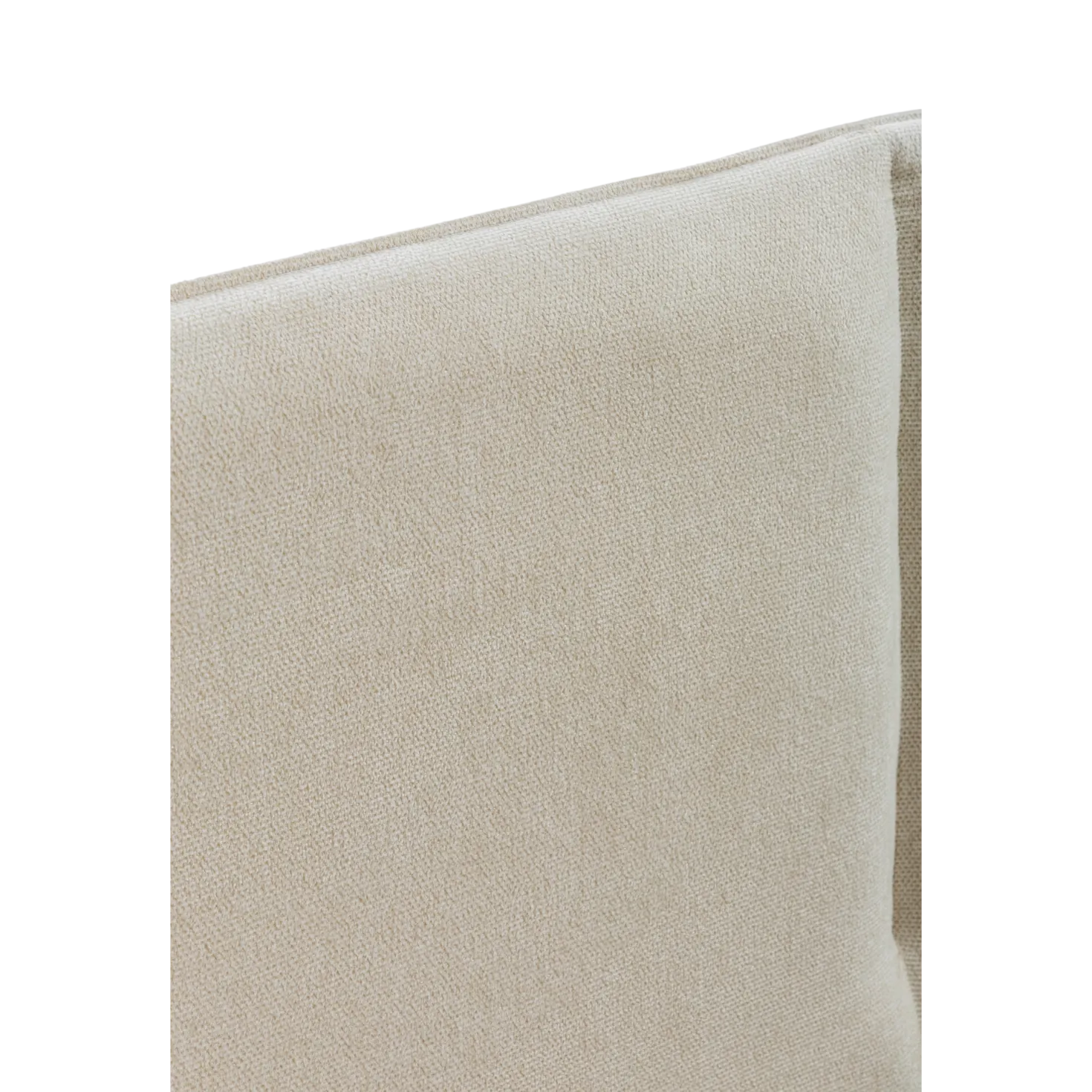 Lit coffre décor bois avec tête de lit tissu Géorgia