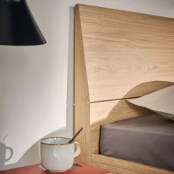 Lit décor bois Simon